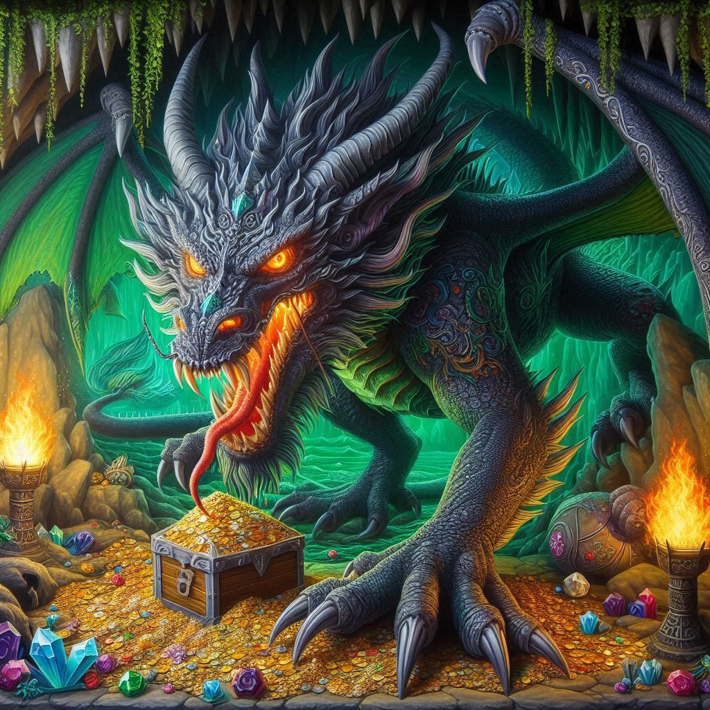 DRAGÓN GUARDIÁN DEL TESORO