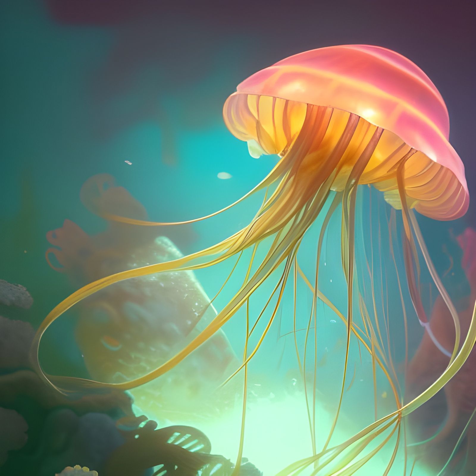 Jellyfish - Ai Generated Artwork - Nightcafe Creator