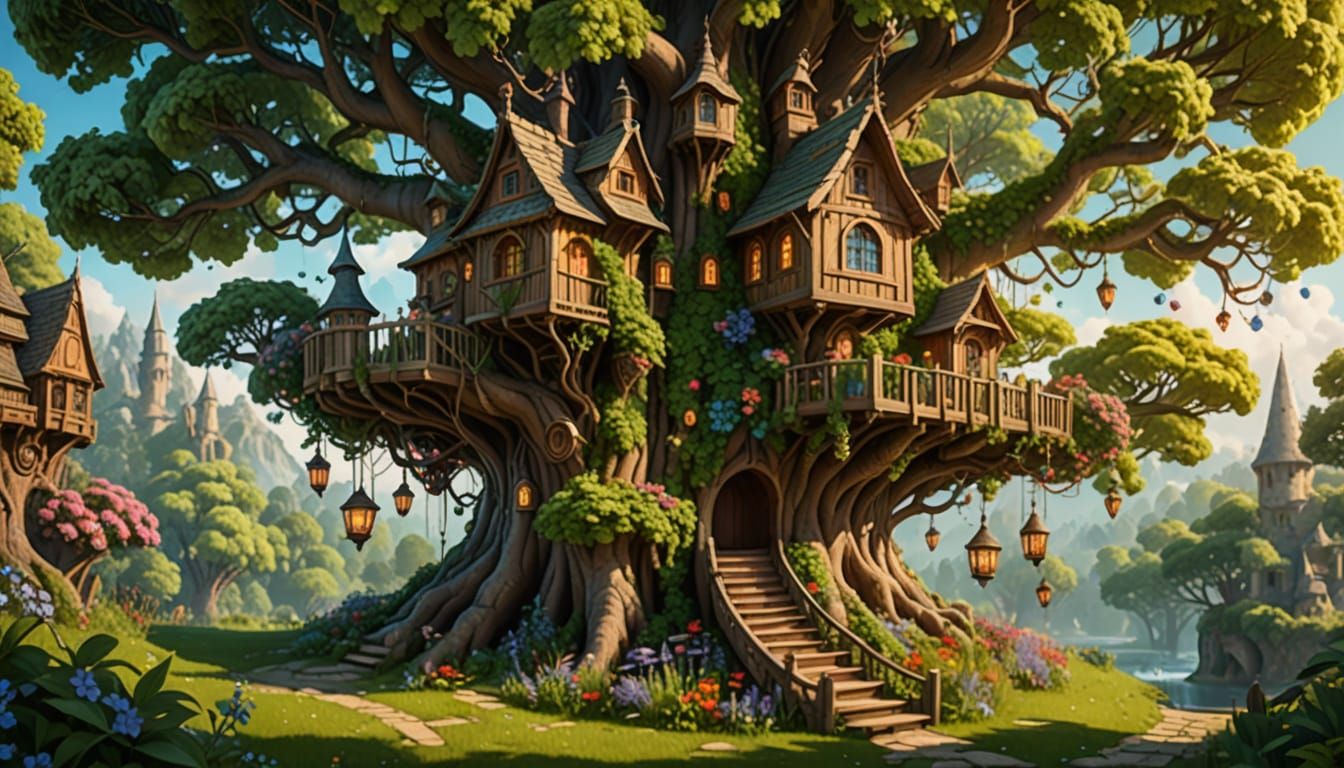 beautiful treehouse