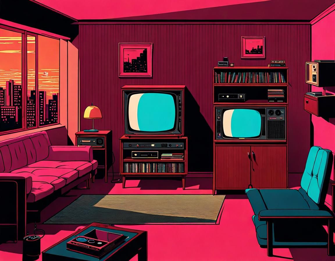 A sad, well-kept living room in communist Europe, '80s style