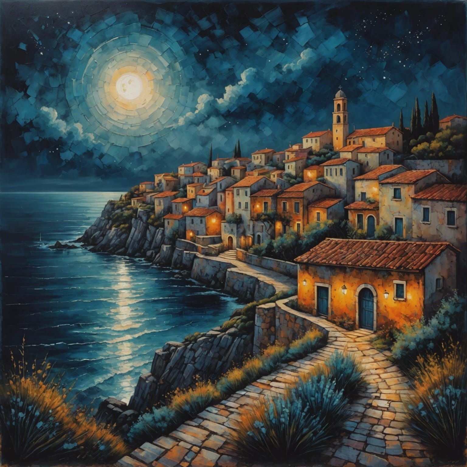 Small mediterranean town (2)  by @Adab Sur Dum