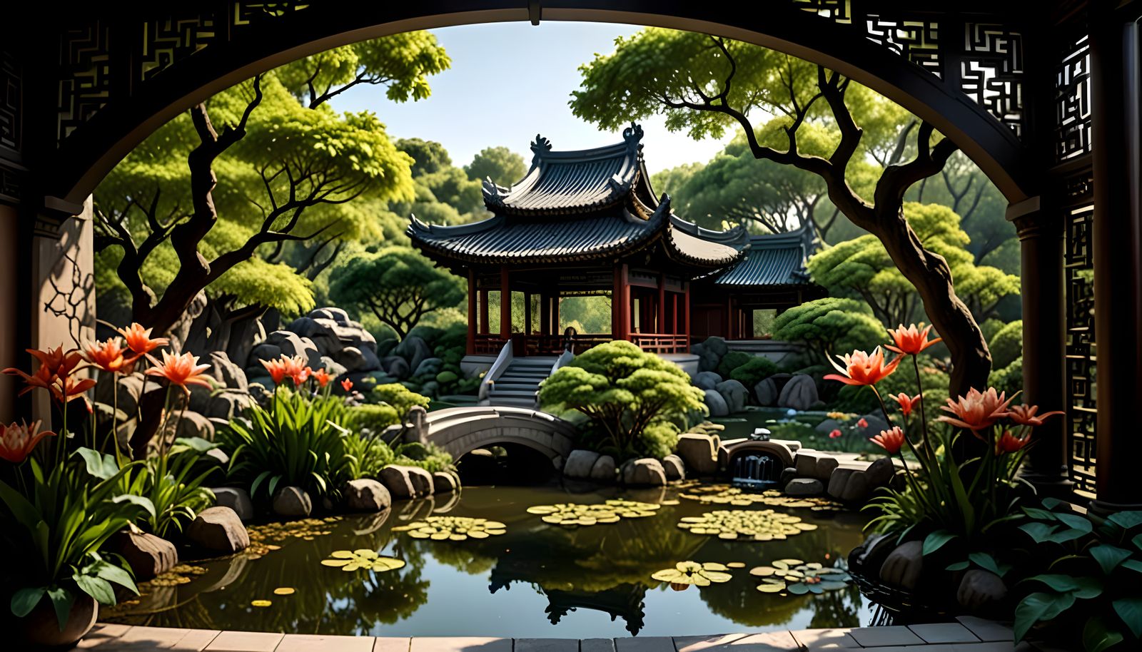 Japanese Gardens  by @Ghexghe
