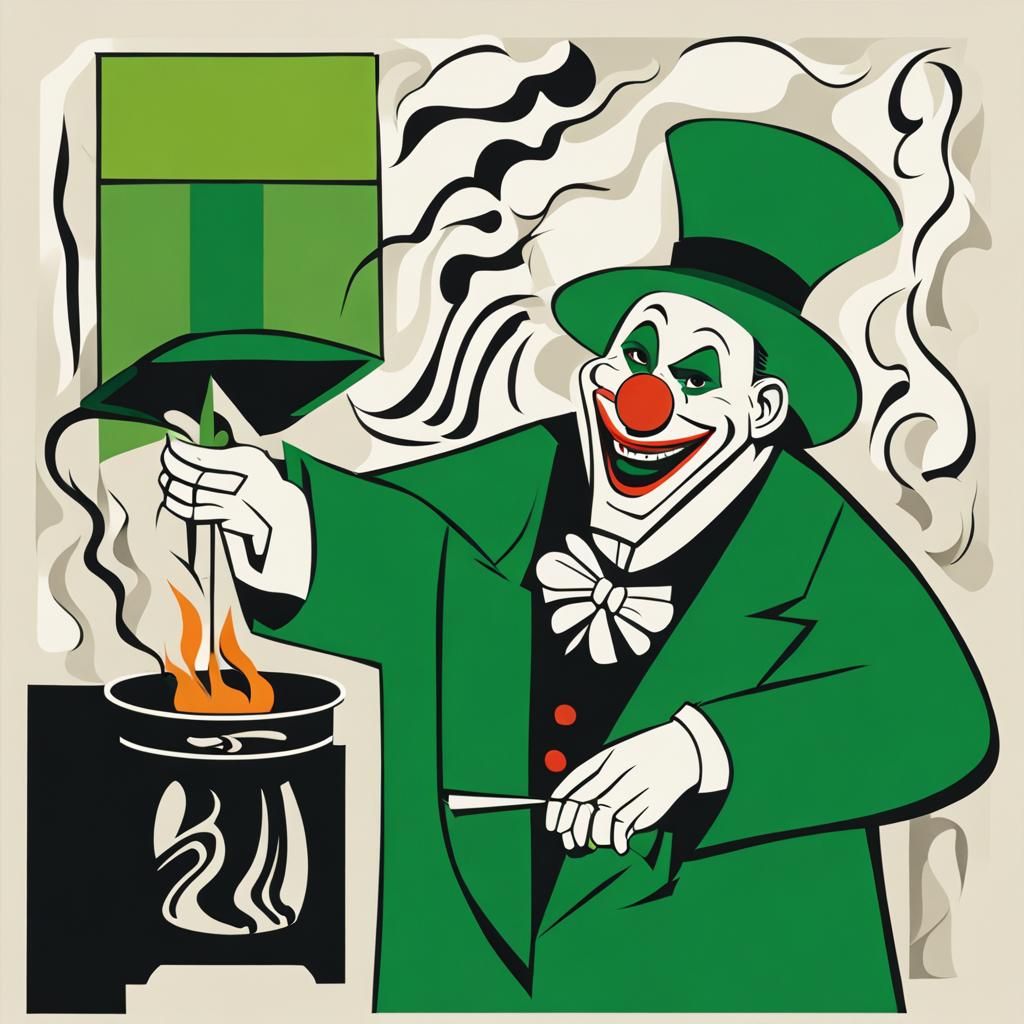 Evil Irish Lepreclown - AI Generated Artwork - NightCafe Creator