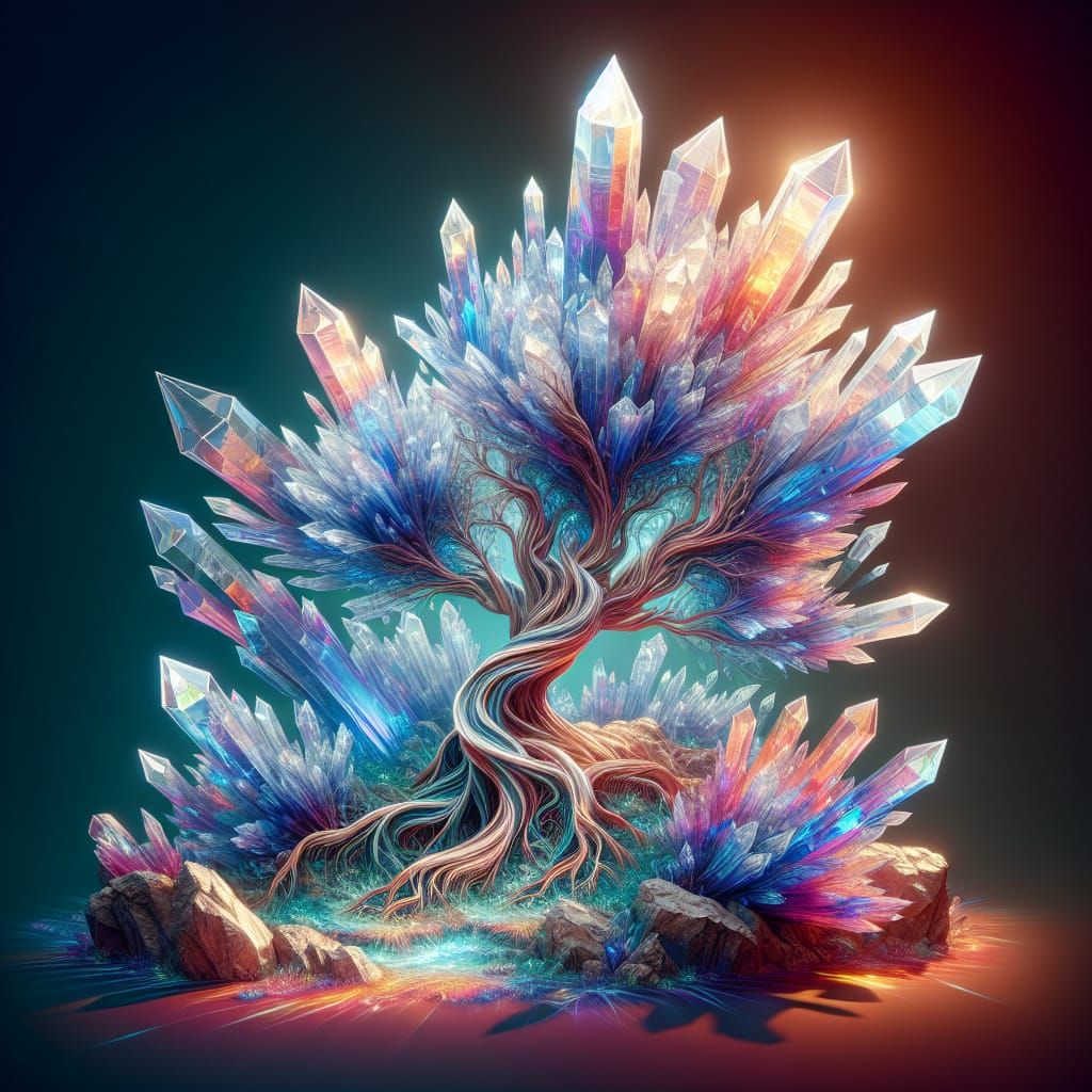 crystal tree