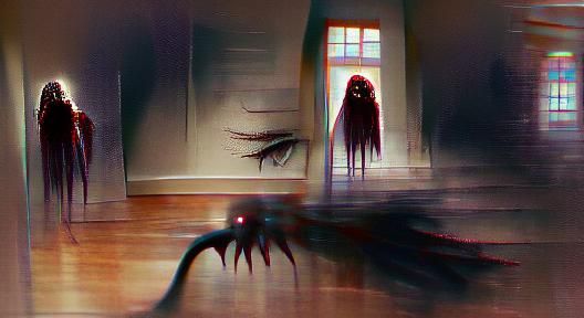 sinister by Greg Rutkowski, stalker, fear - AI Generated Artwork ...