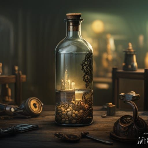 time In a bottle  by @Maria W