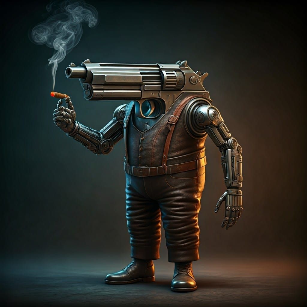 Smoking gun  by @starfire