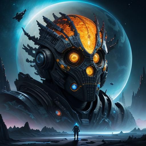 exploration of outer space ando contact with new  species de...