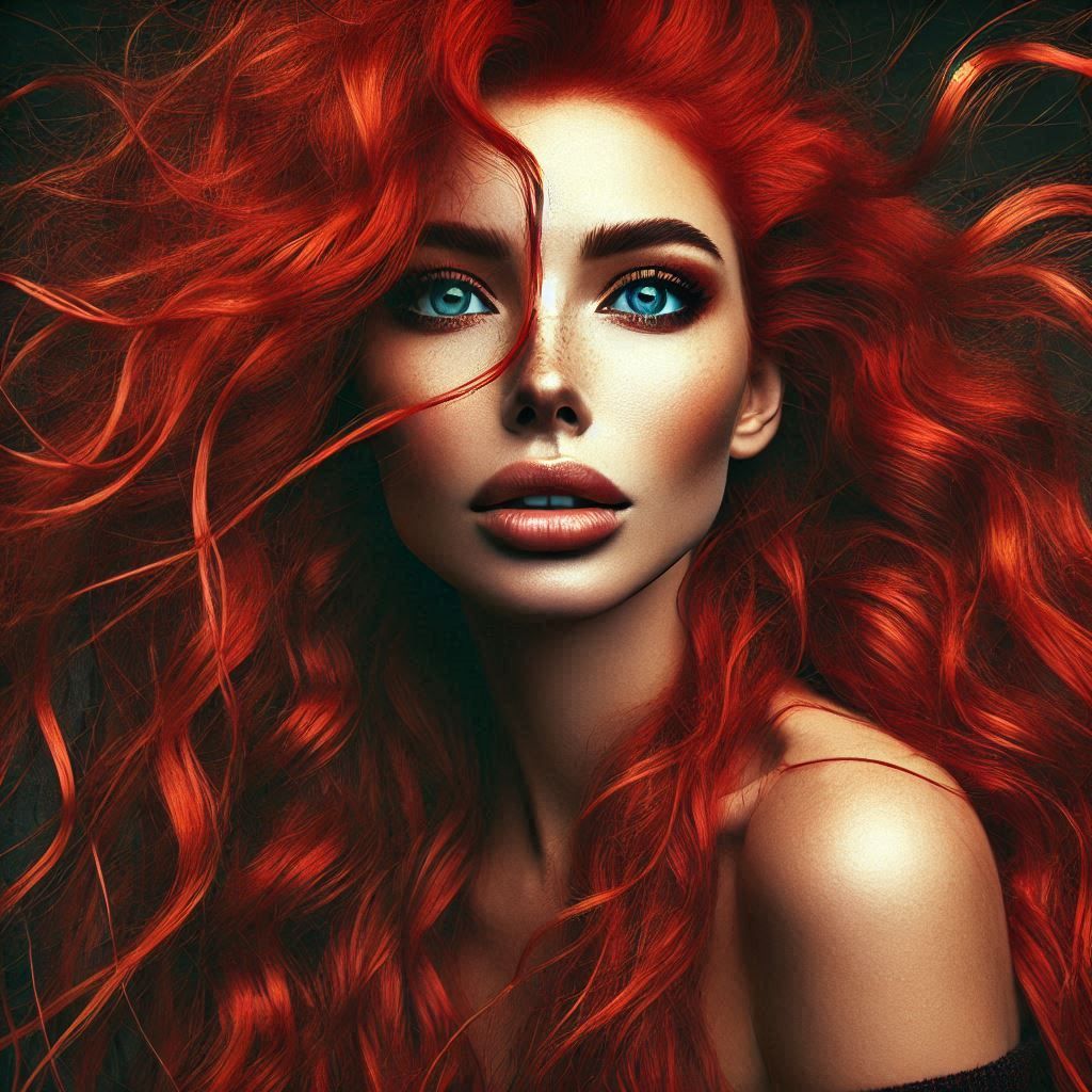 Fiery red-haired