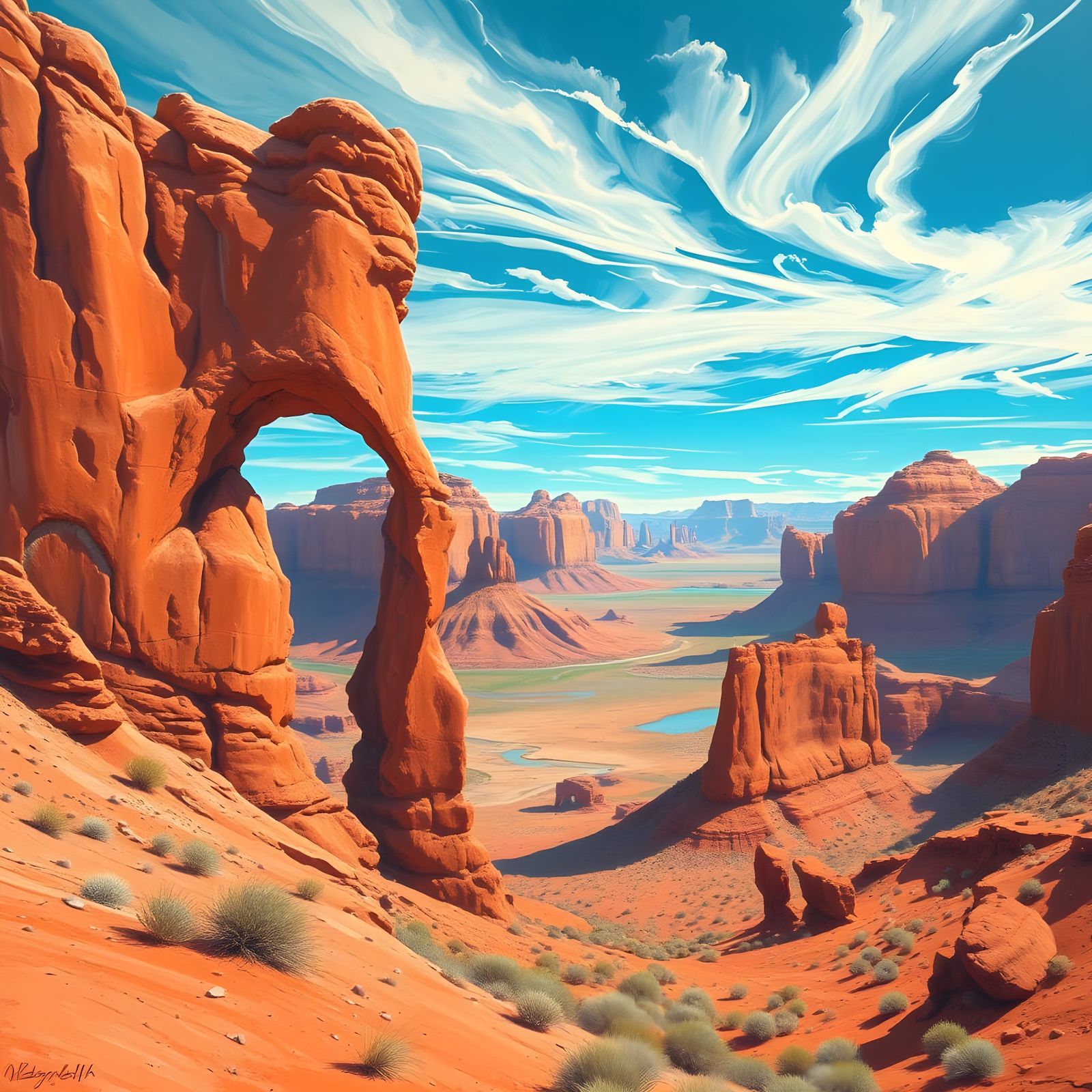 Southwest desert. Monument valley.  by @PS