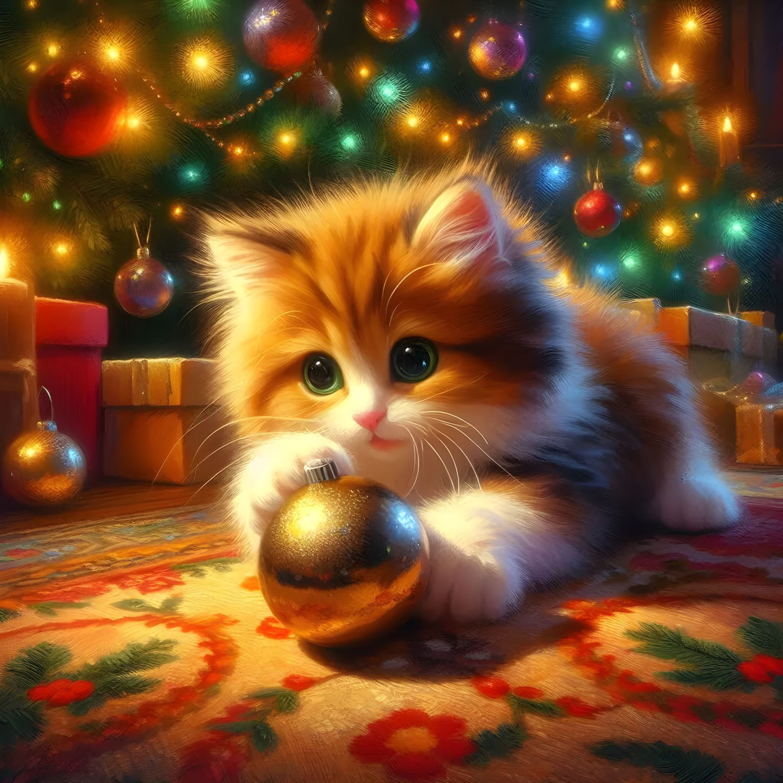Christmas Cat #9