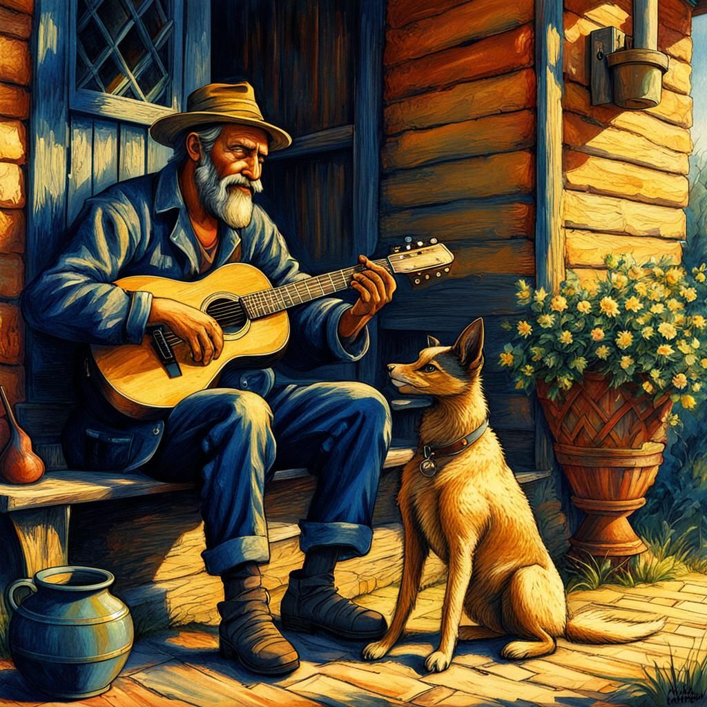 Tunes and tail wags  by @IAP