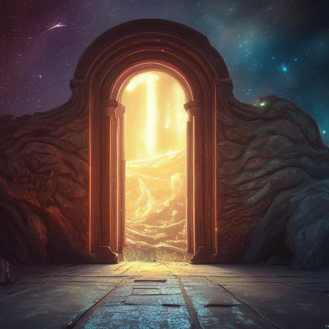 Portal to a new dimension - AI Generated Artwork - NightCafe Creator