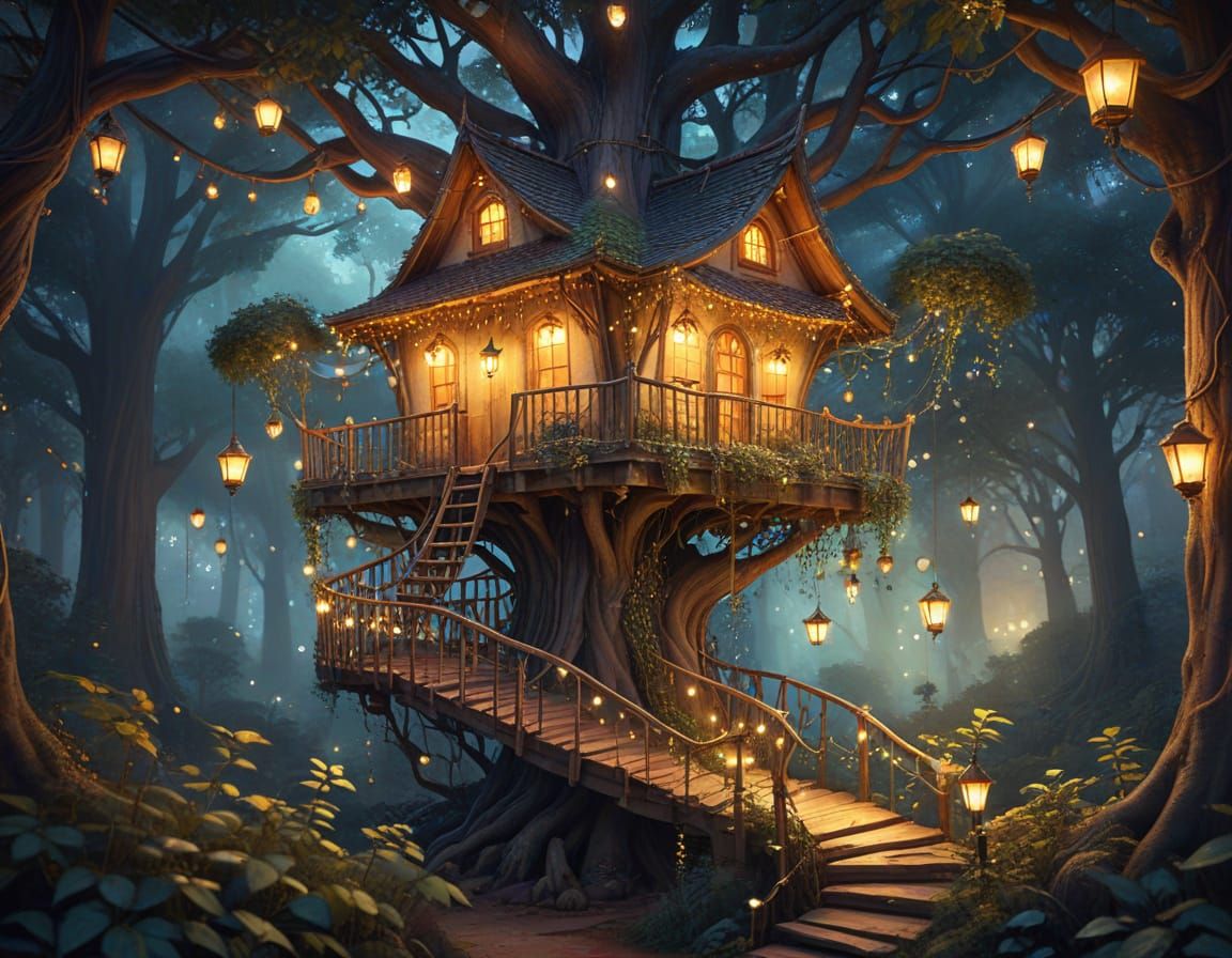 Treehouse Inn Magical   by @kirkb1693