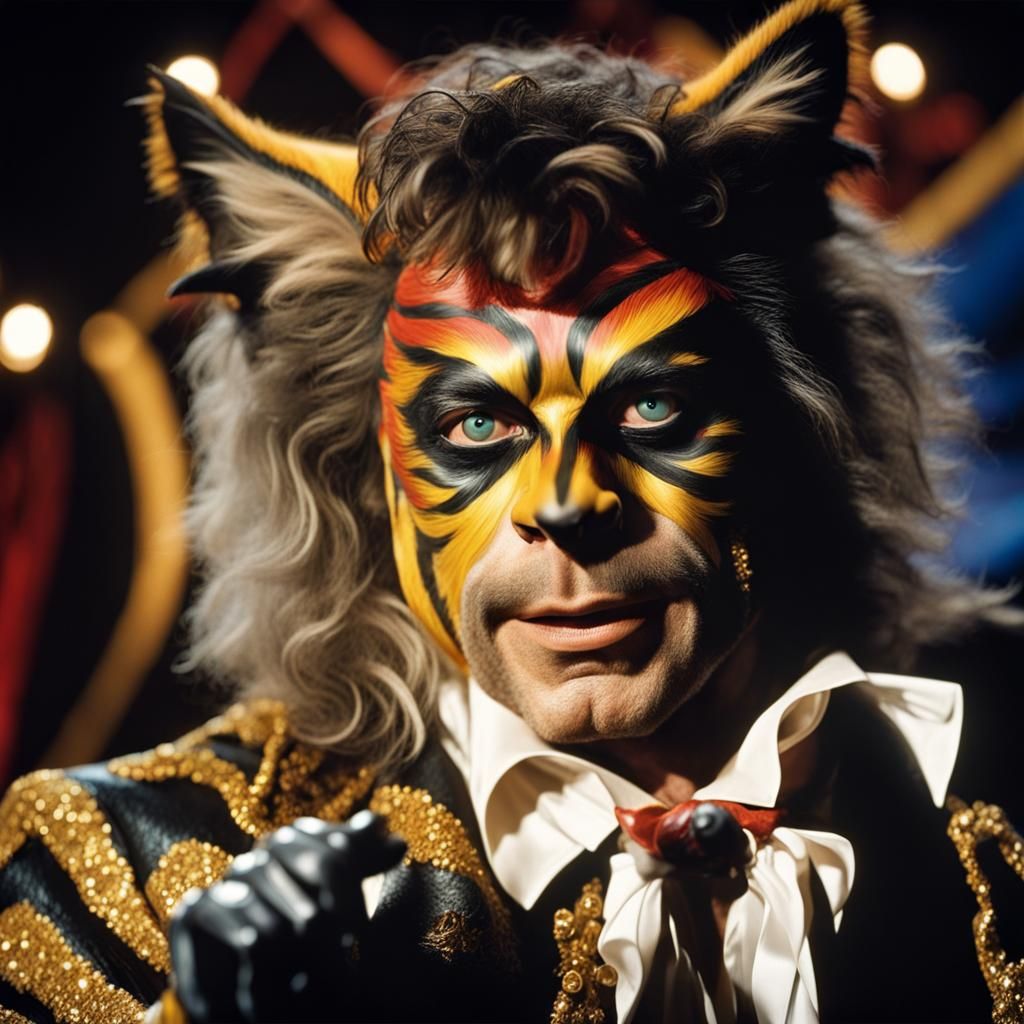 Rum Tum Tugger (Oliver Reed) AI Generated Artwork NightCafe Creator