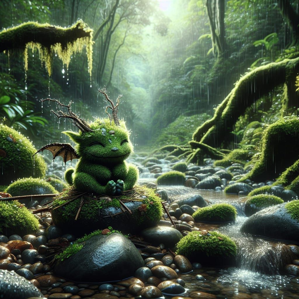 Tiny Forest Creature  by @Rosie