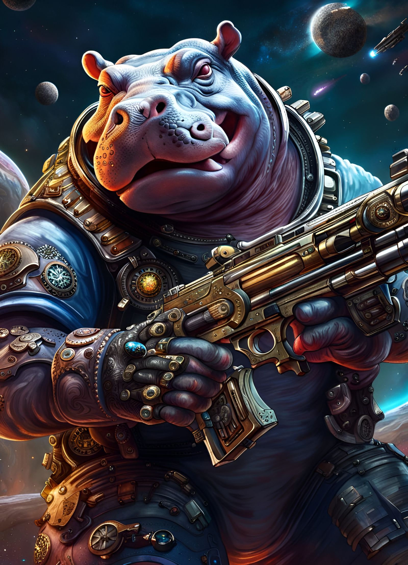 Giff Space Mercenary  by @eypi smART