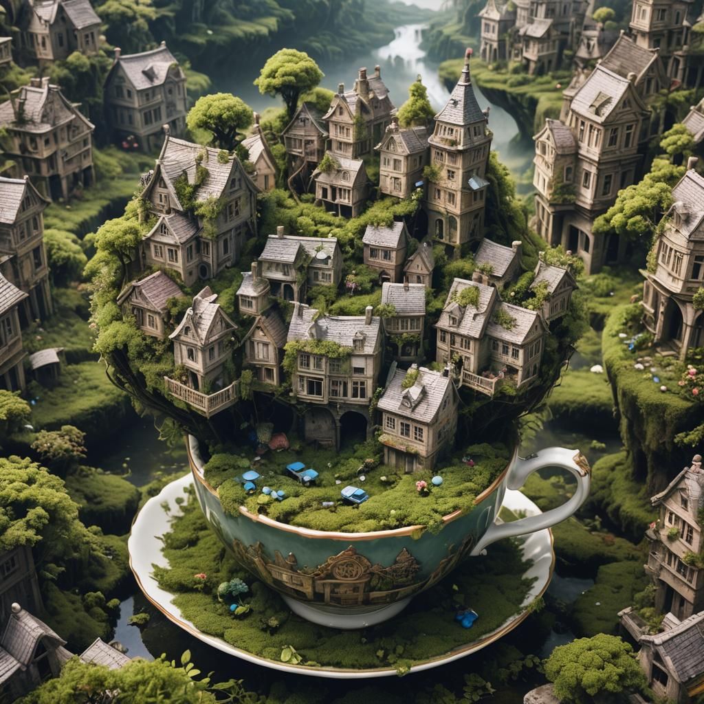 Teacup Scenery 1