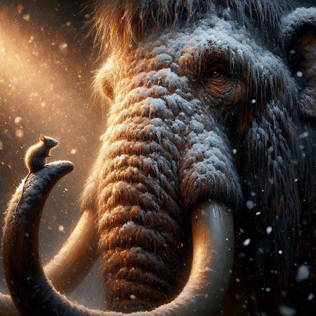 The great one and the tiny one  by @Croc lover