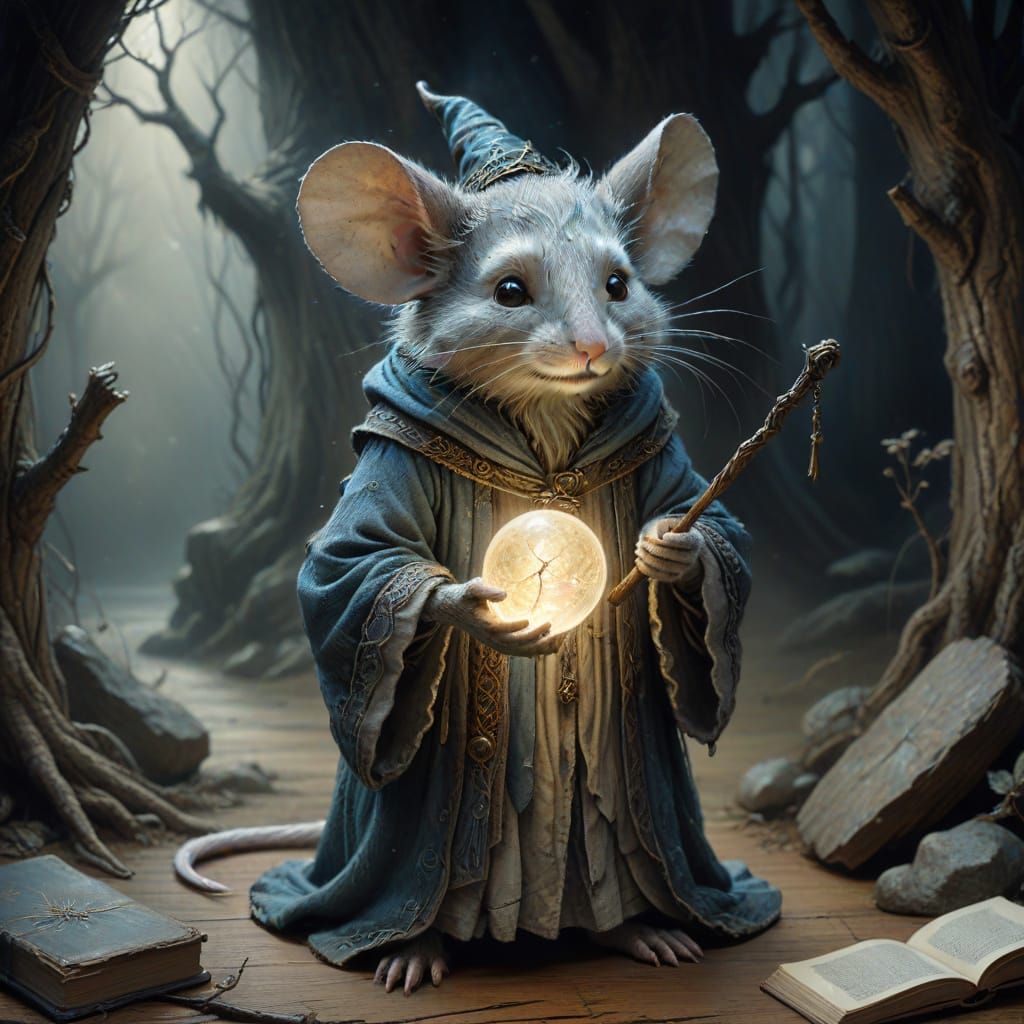 Grizzlefur the Grey  by @Maria