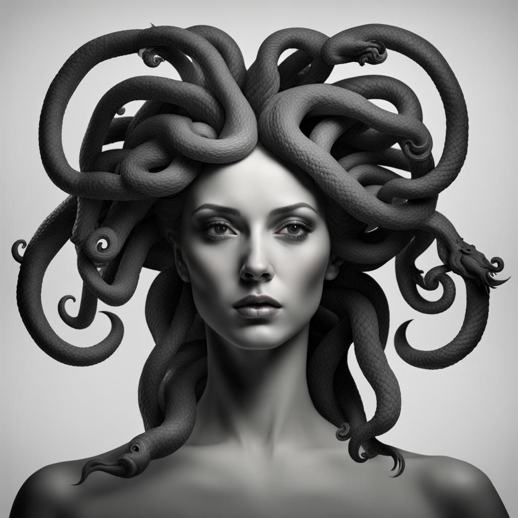 portrait of Medusa - AI Generated Artwork - NightCafe Creator