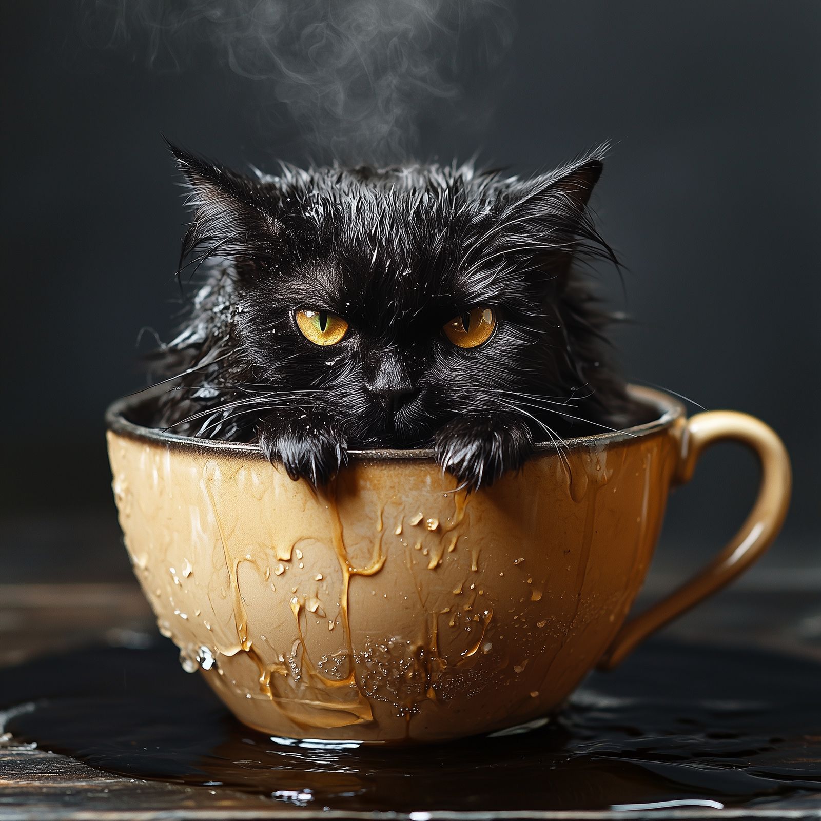 So, you loved cats and coffee..