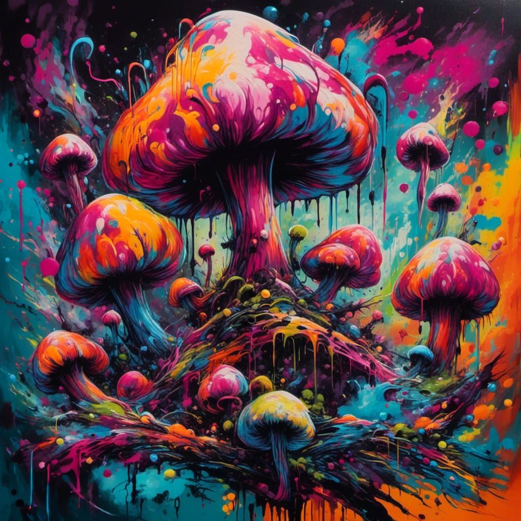 Abstract Mushrooms