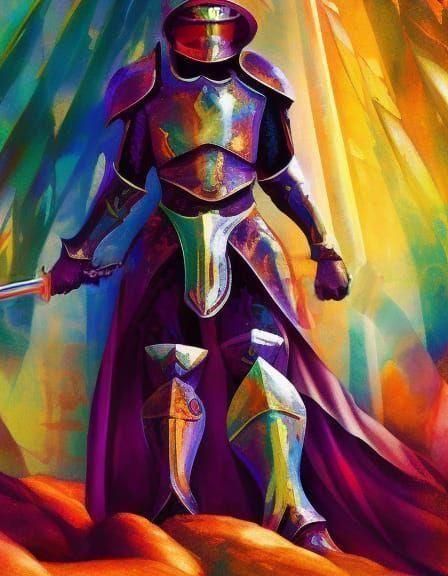 Heroic Knight - AI Generated Artwork - NightCafe Creator