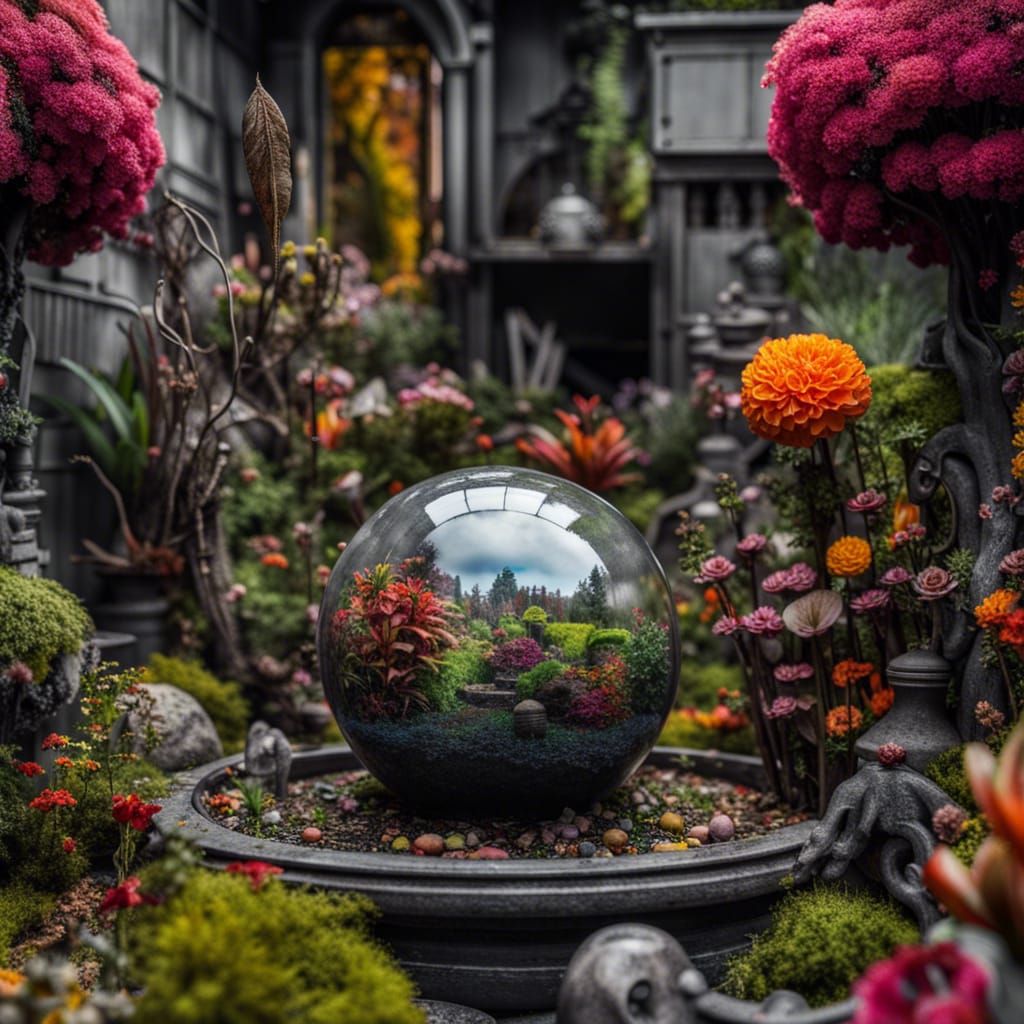 An abandoned garden in an abandoned garden   by @anomali