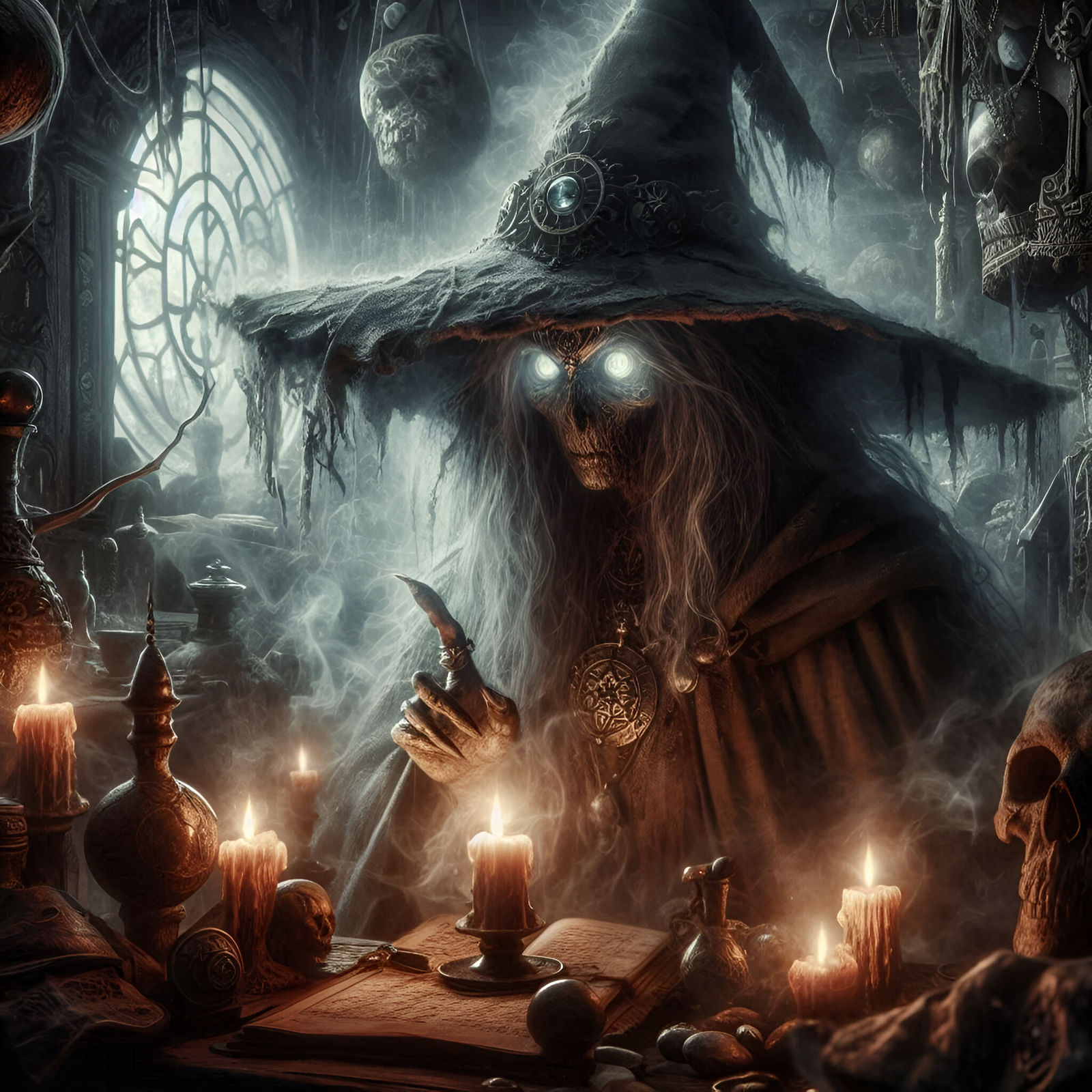 True form of Witch  by @SmitAiArtist