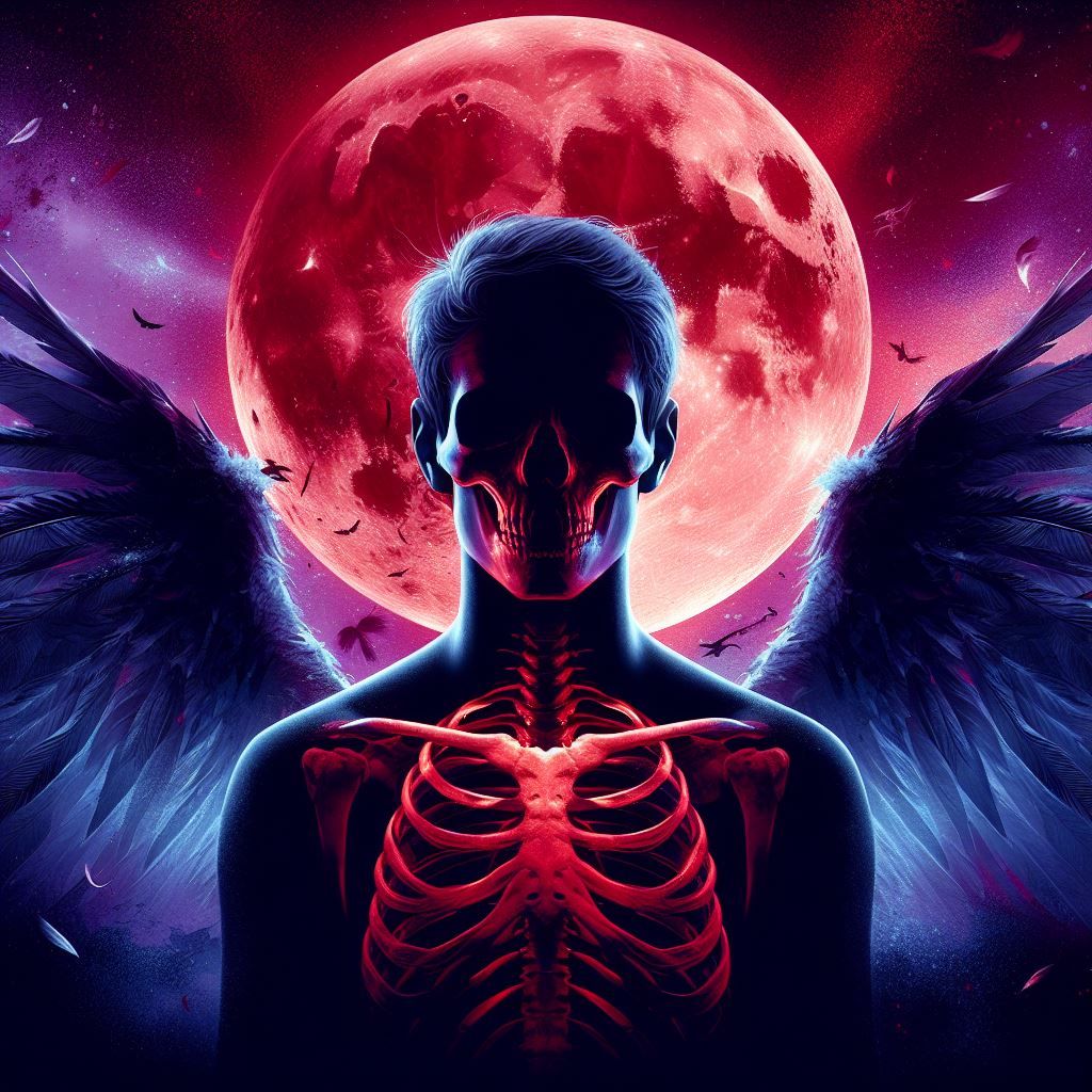 Angel of Death under the Red Moon