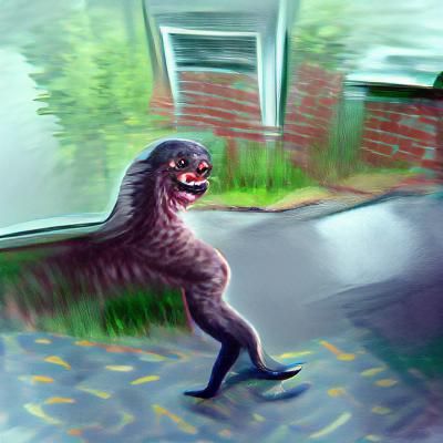 non-cryptid definitely normal person going about their day b...