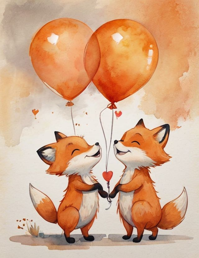 Valentines fox