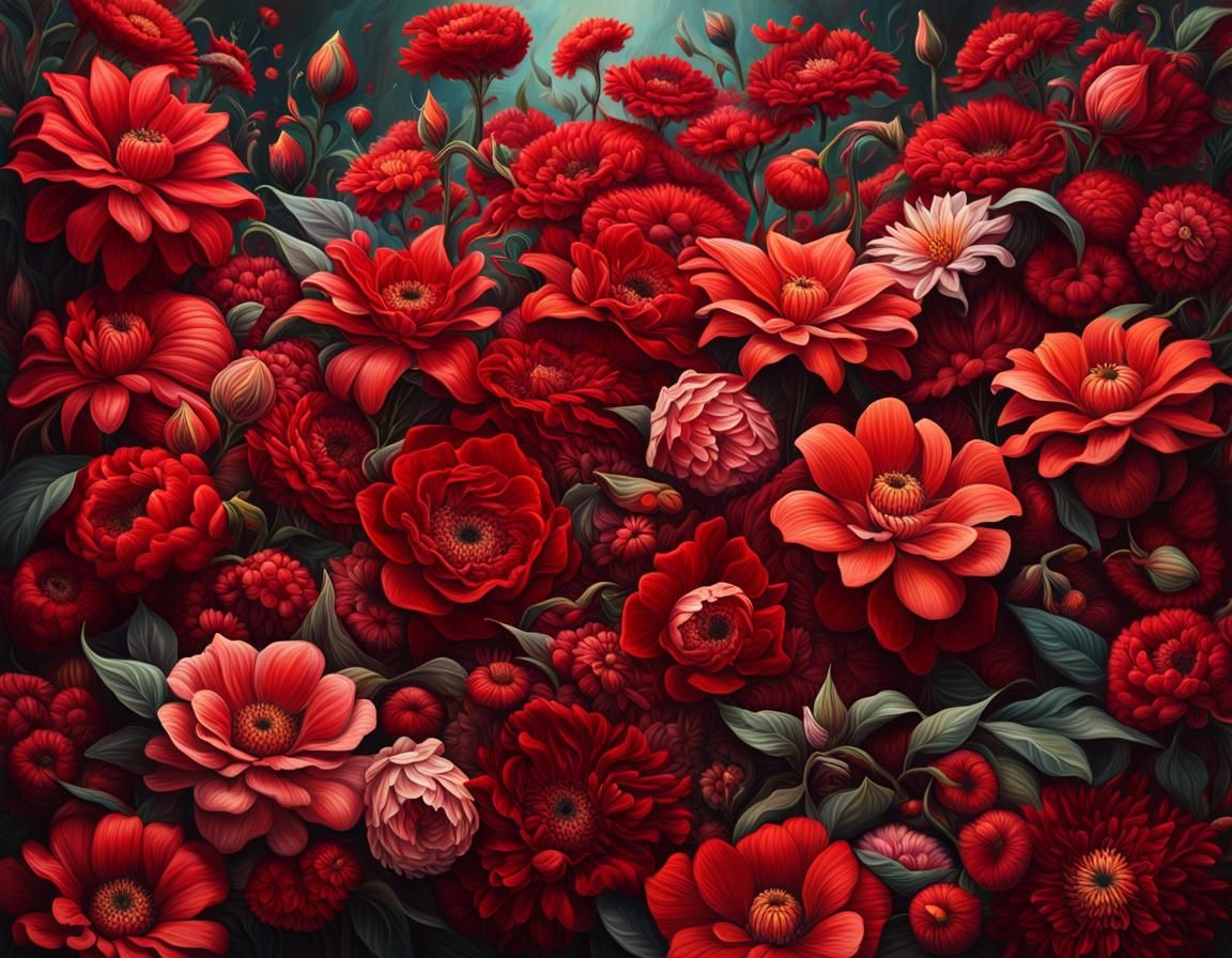 Red garden