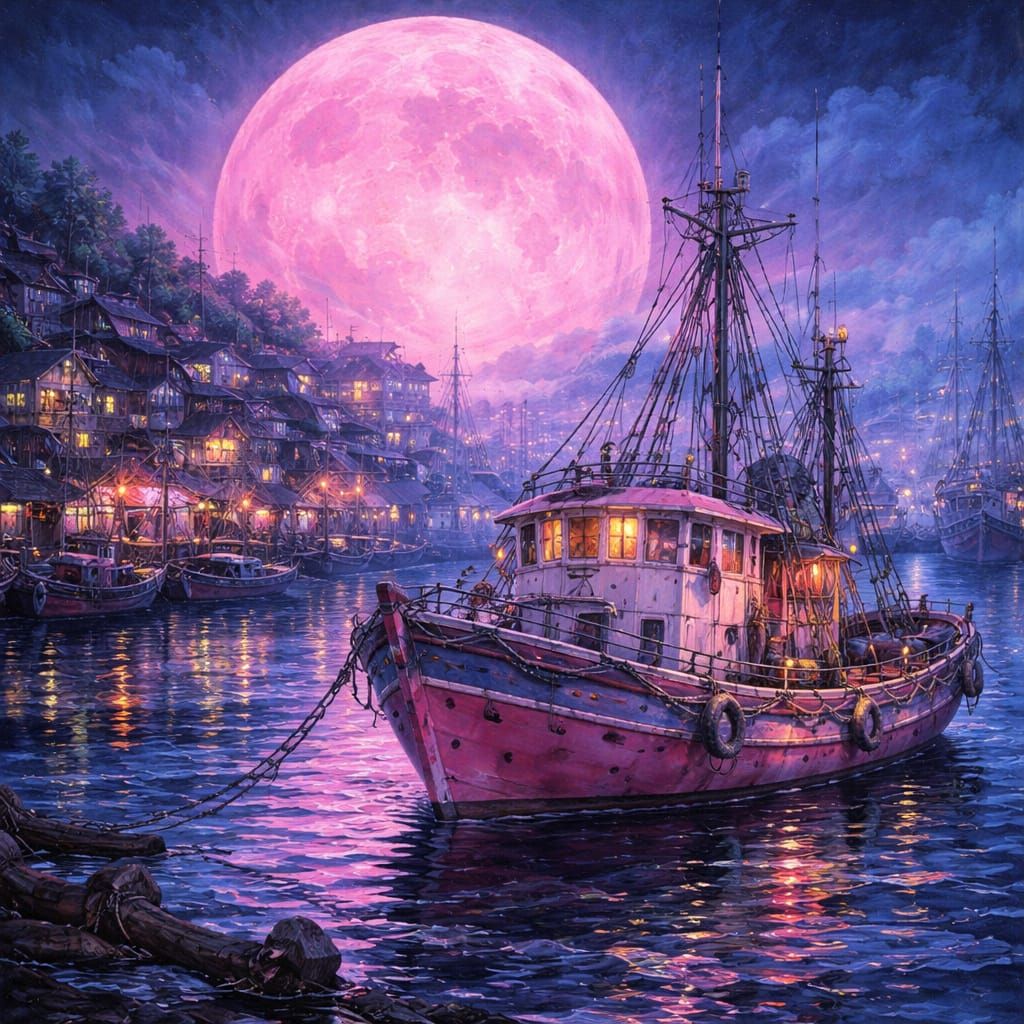 Harbour Lights  by @Annie May Pixel Weaver