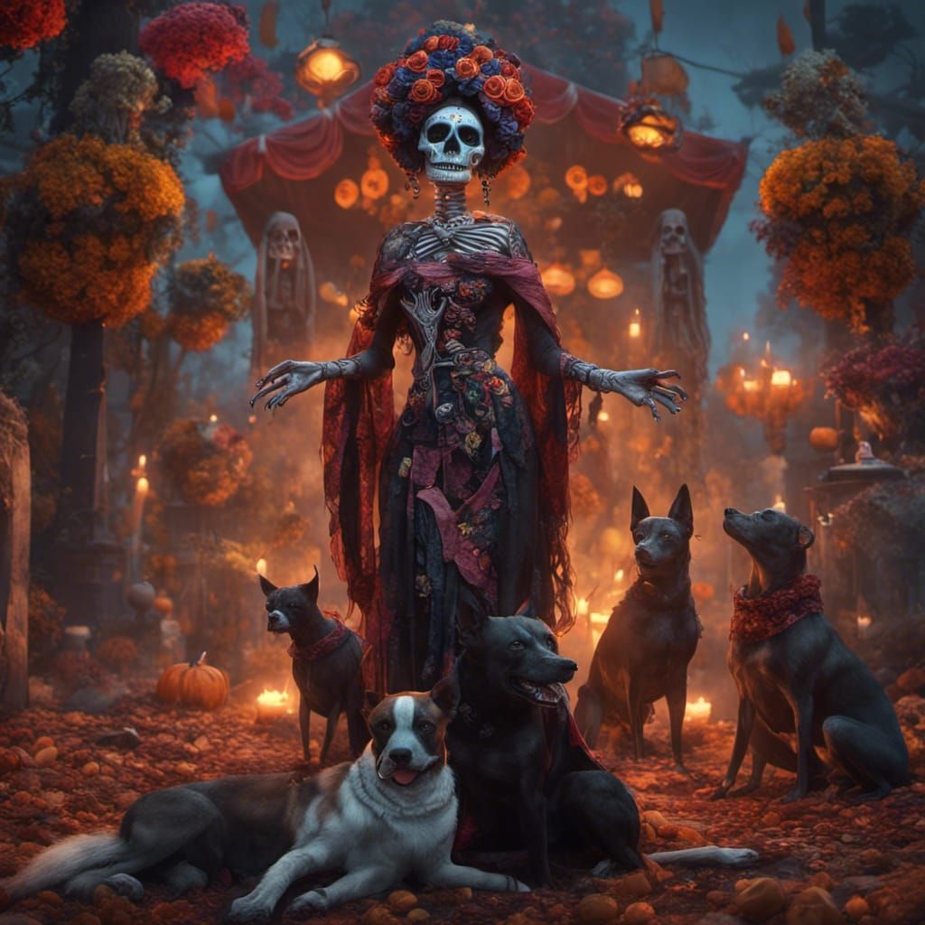 Santa Muerte welcoming us back   by @TheFellowship