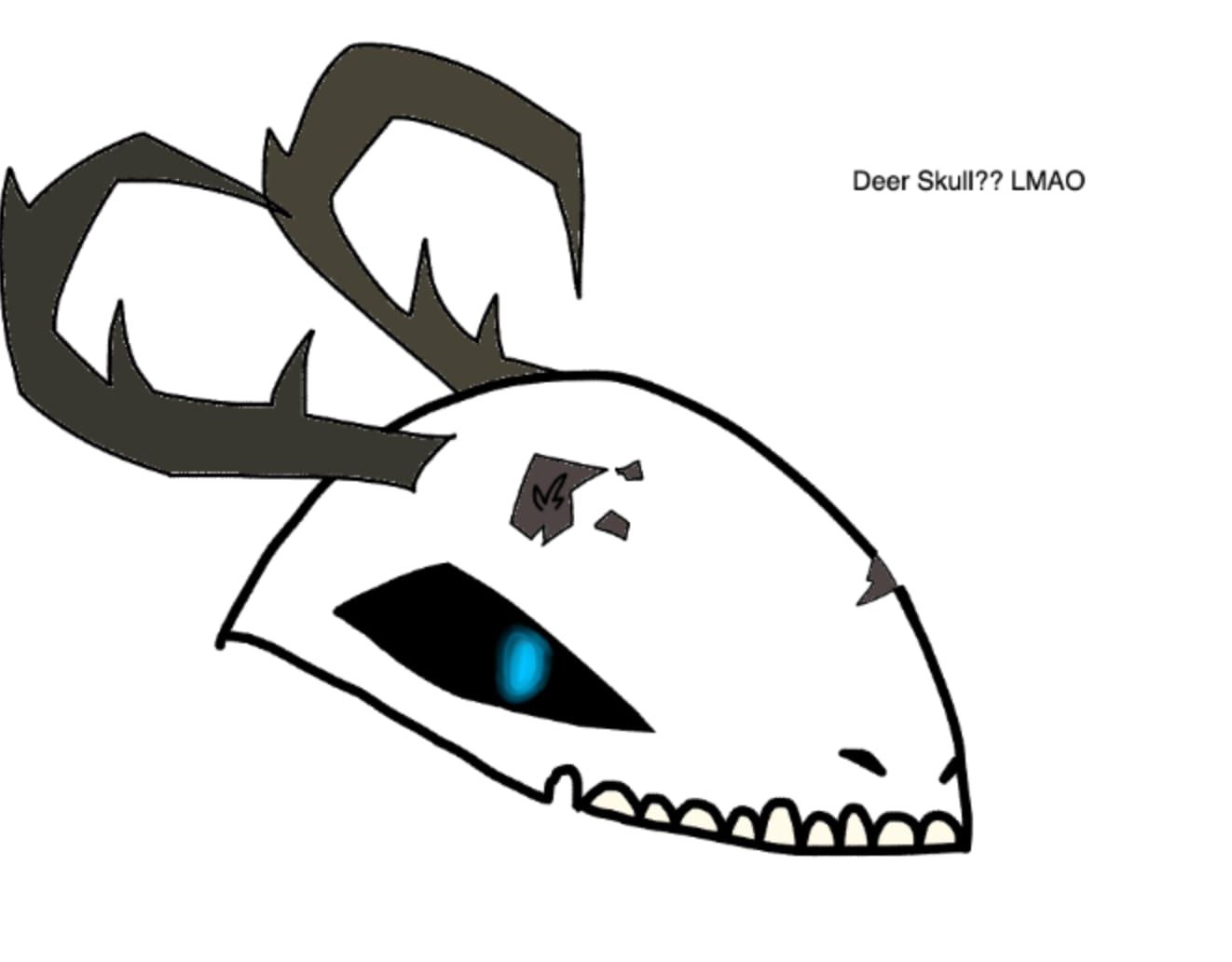 Deer Skull on Wendigo