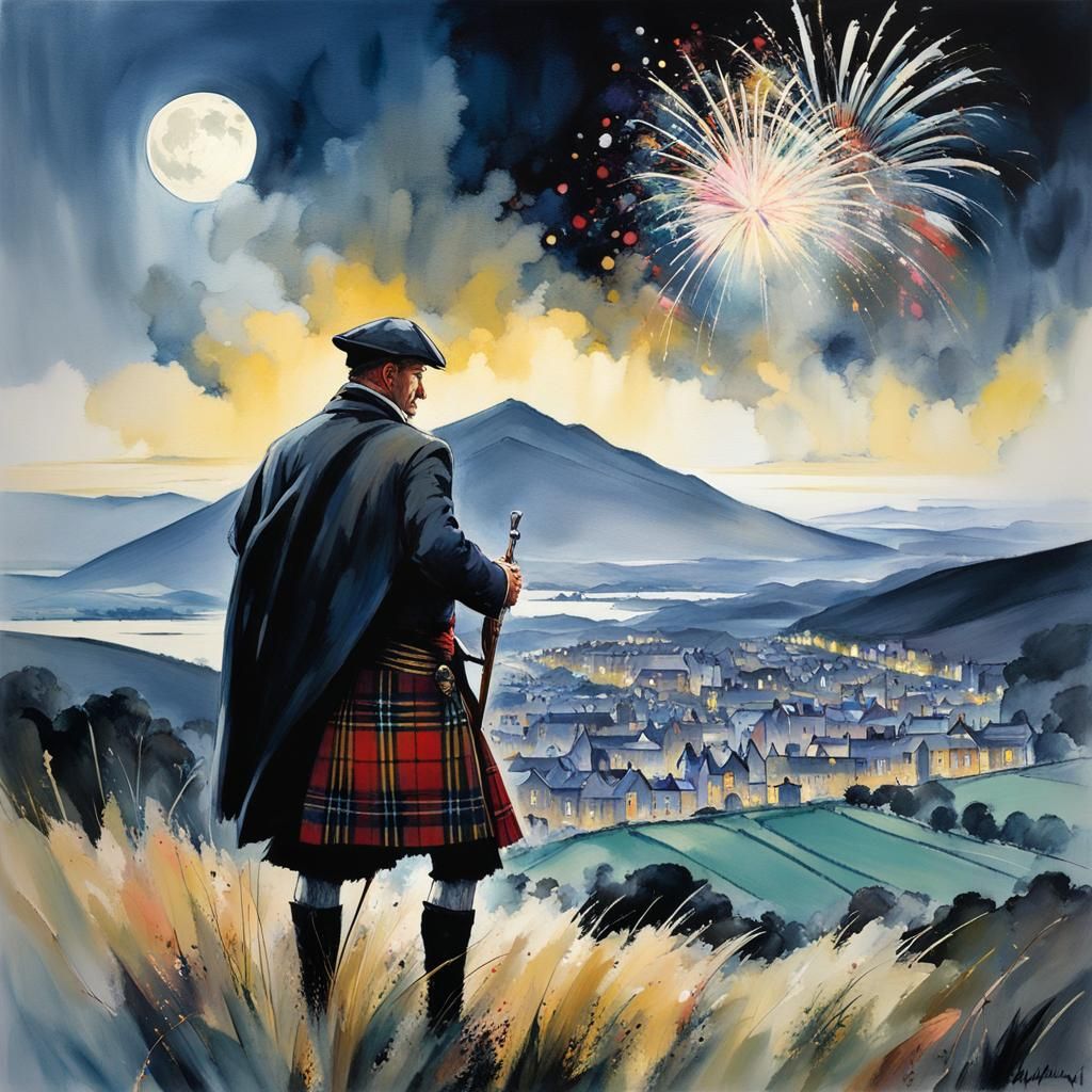 New Year in the Scottish Highlands   by @Northview