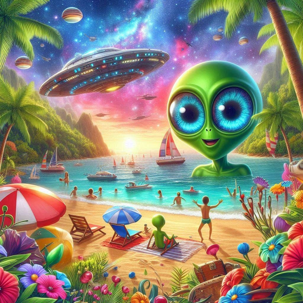 Alien Beach Party