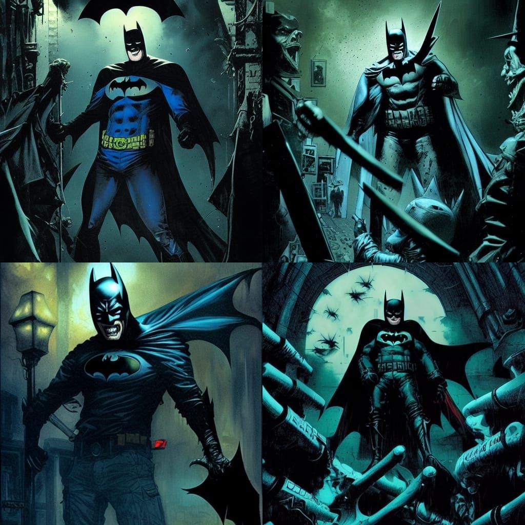 Batman Who laughs from Dark mutiverse made by American Illus...