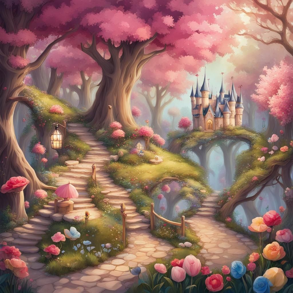 Fairytale wonderland AI Generated Artwork NightCafe Creator