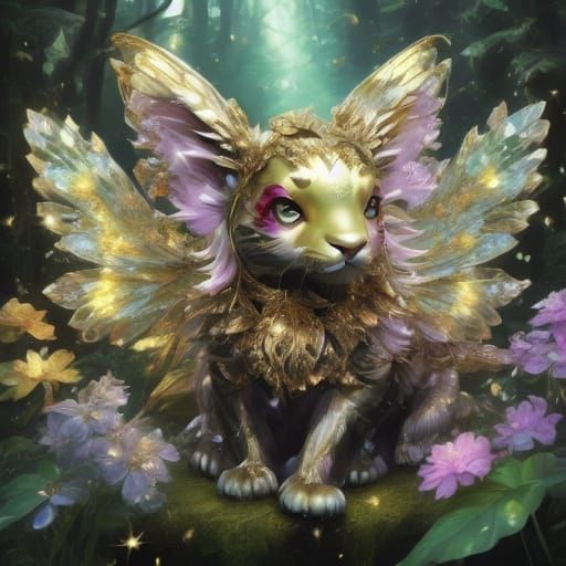 Goddess of the Cosmos in Vibrant Fatato Style