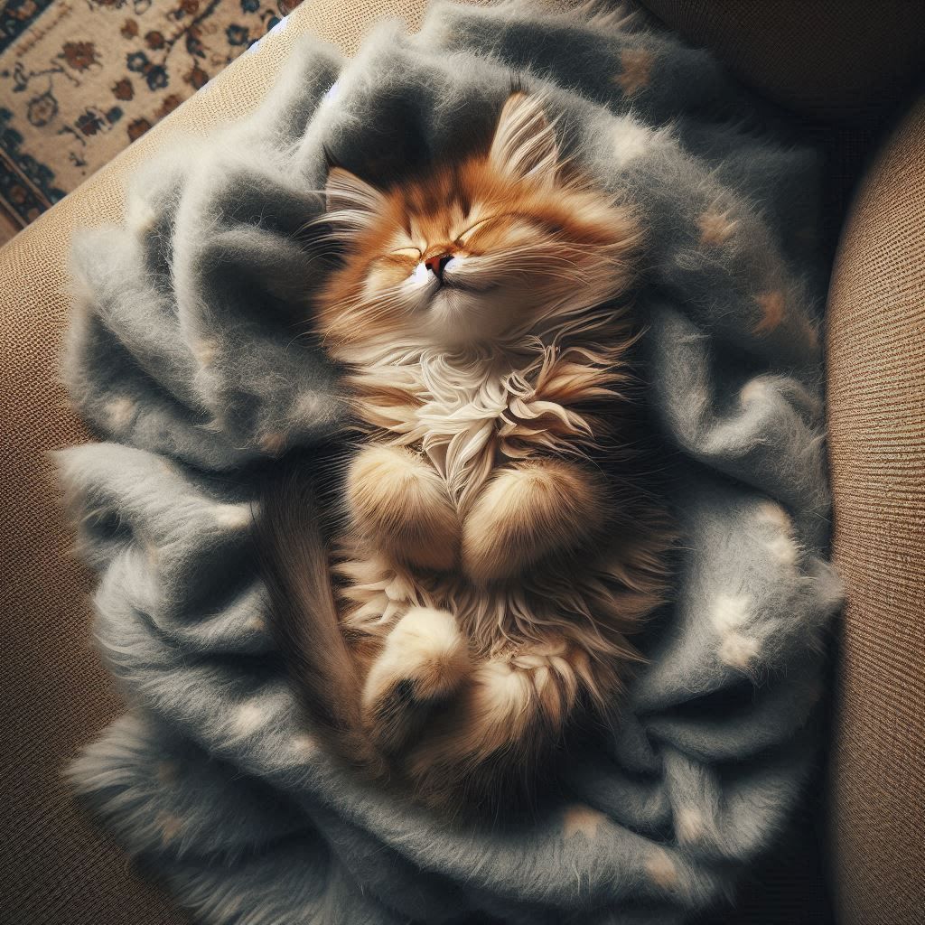 Sleepy kitten