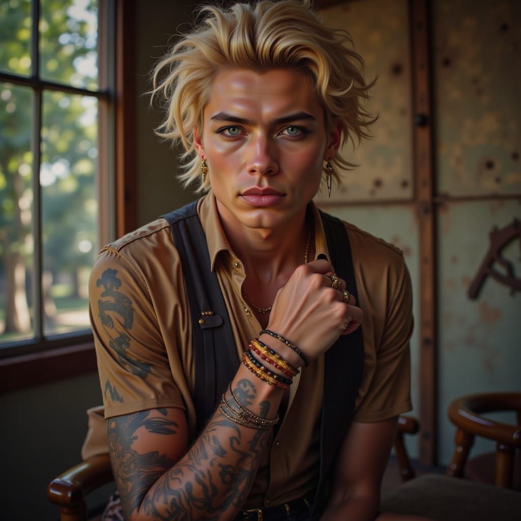 Link
To Bring Together
Pair with Theodore
Krasue
{To cause another to suffer }
Male, Butch, Gay,
Homoromantic
German/Pacific Islander, Rosy ...