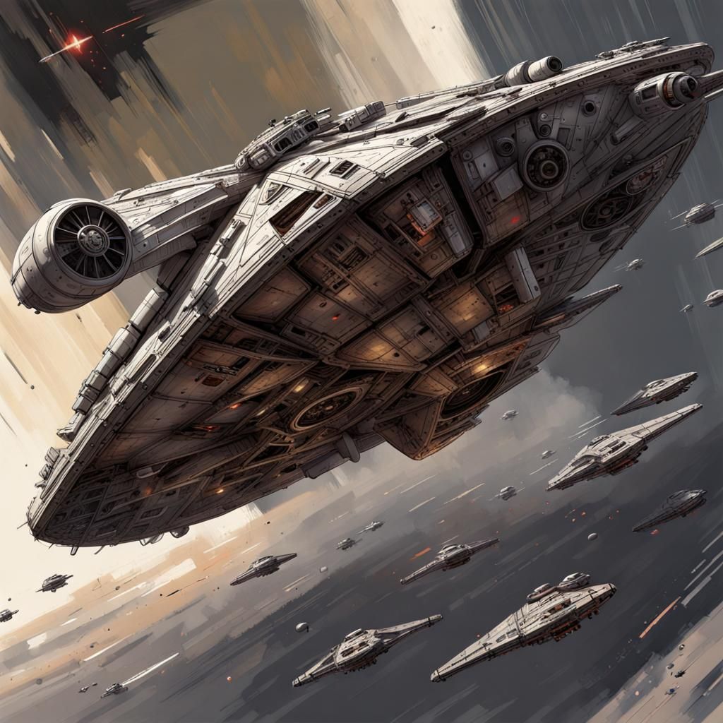 Guardians of the Galaxy: Millennium Falcon's Dance in the St...