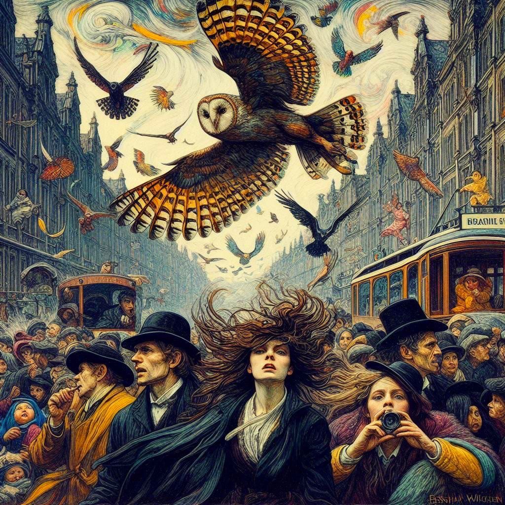 Why should a book tell a tale in a dull straight line? Words...