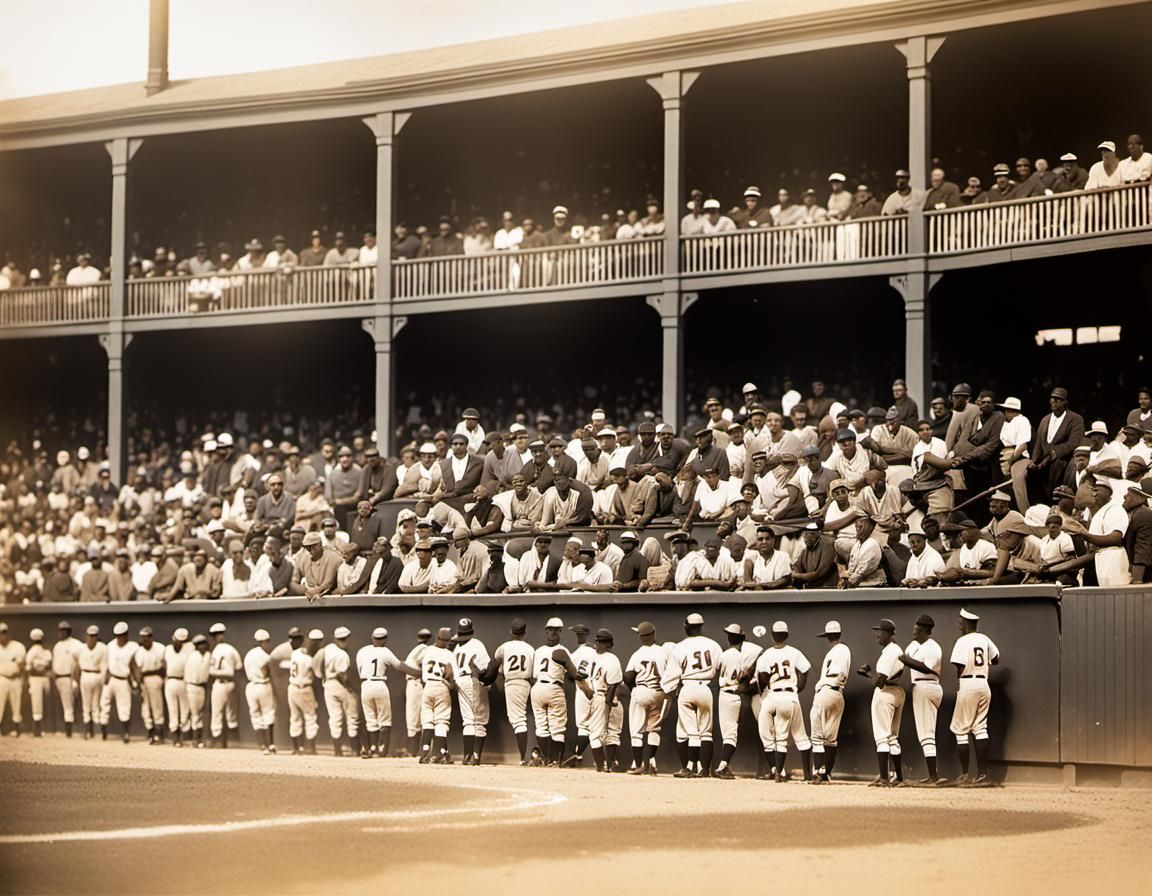 Negro league baseball game, milwaukee grays vs Detroit stars, take ...