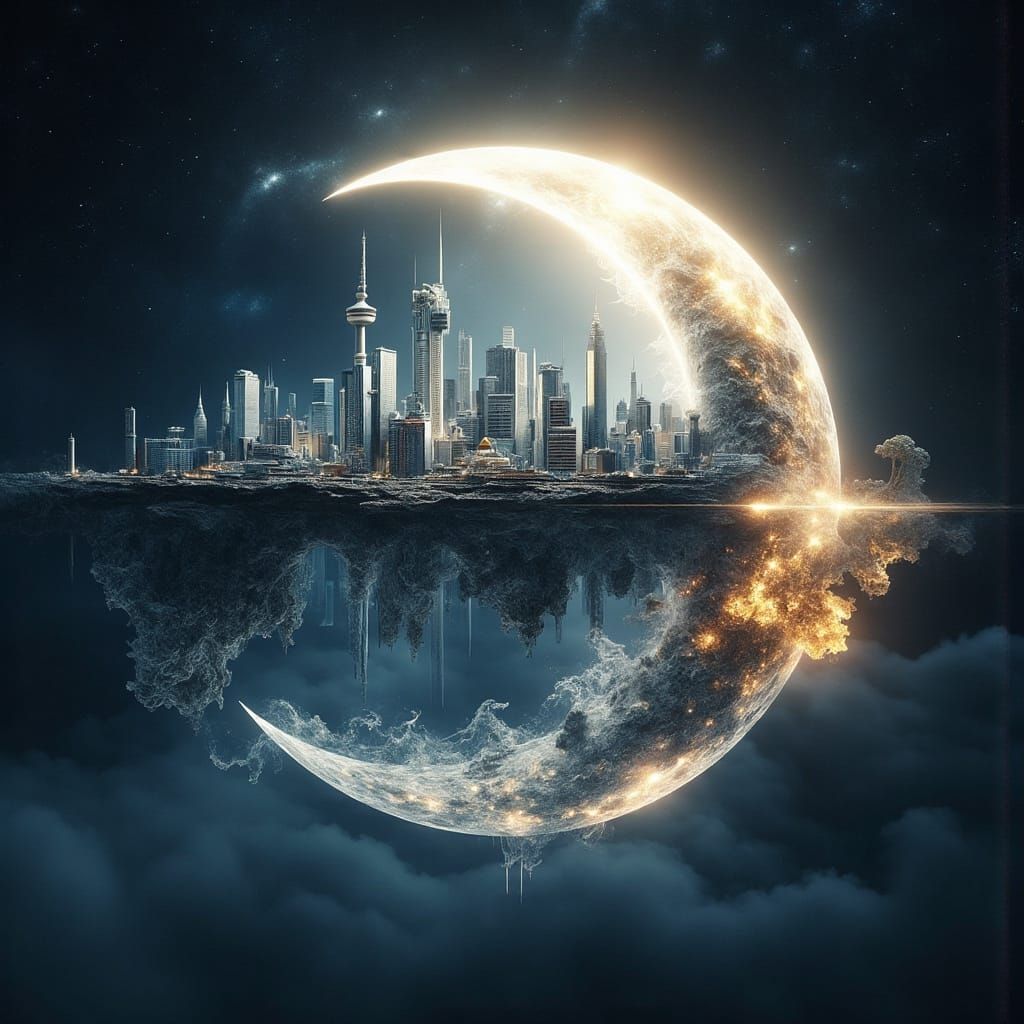 Island before the Moon  by @ArtByAj