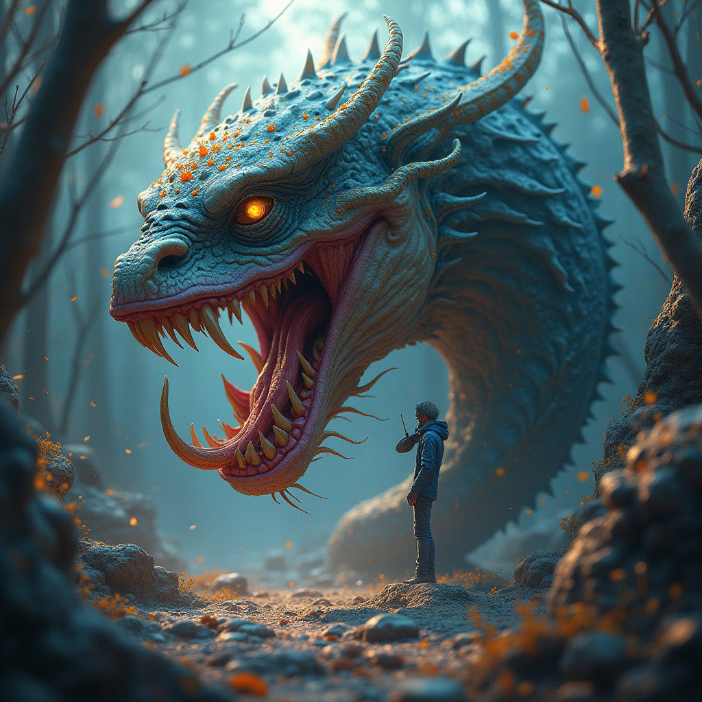 Detailed Matte Painting of a Father Figure