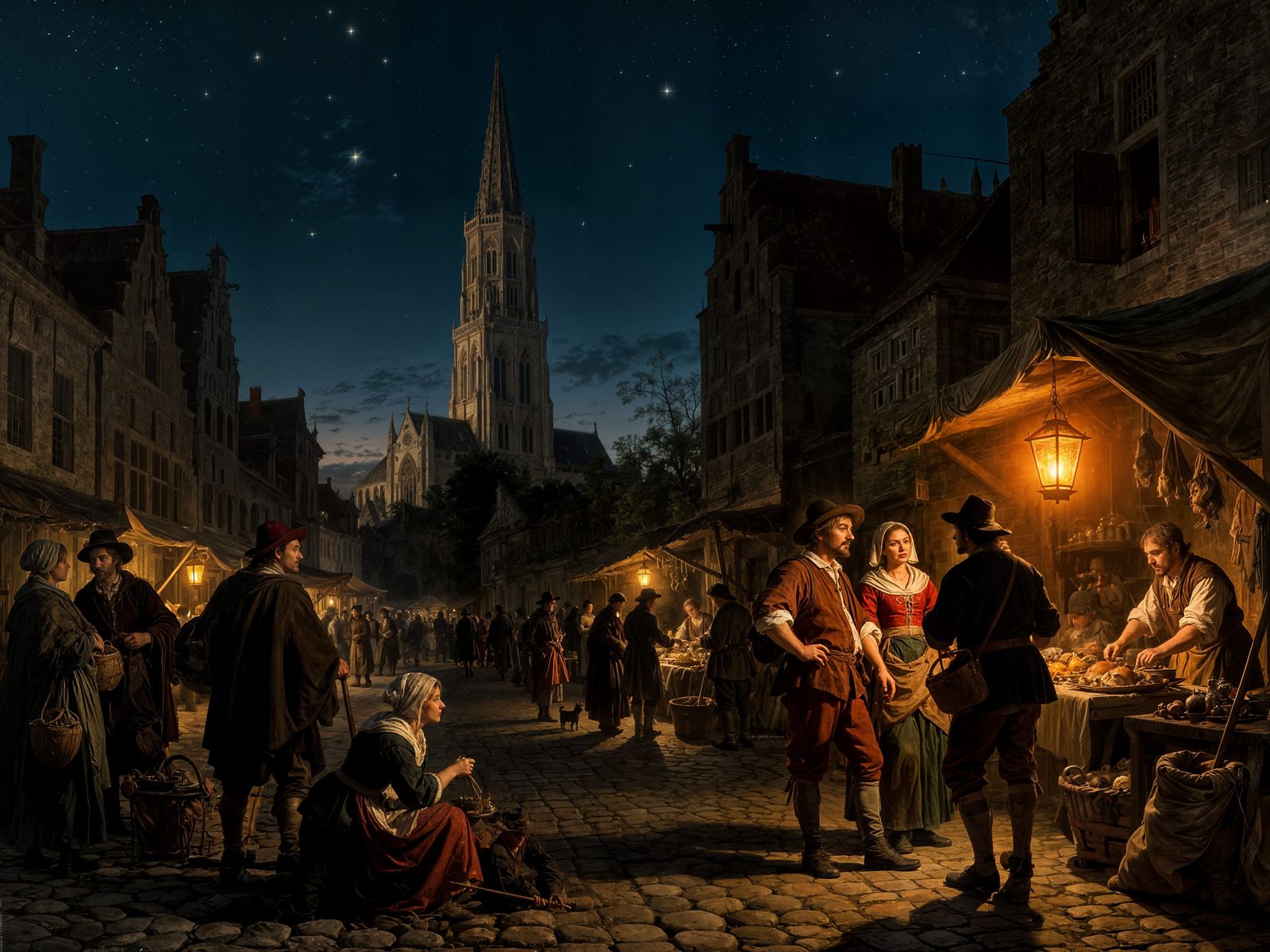 Medieval Market  by @Grim